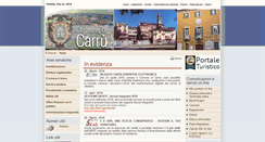 Desktop Screenshot of comune.carru.cn.it