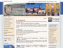 Tablet Screenshot of comune.carru.cn.it